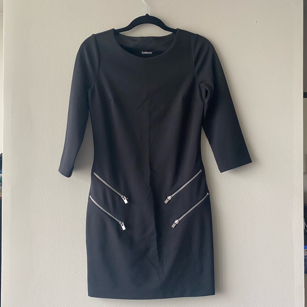 Express Black Mini Dress